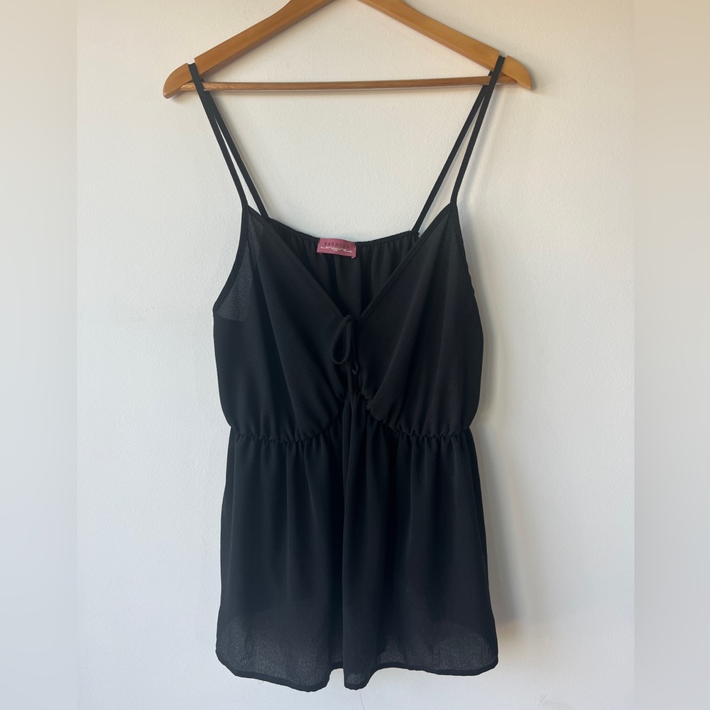 Chic Black Camisole Top, size 1X